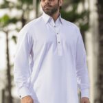 Gul AhmedWhite Chairman Latha Unstitched Fabric Cotton